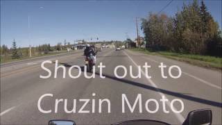 2 Ninjas Riding To The Banks In Fairbanks Alaska