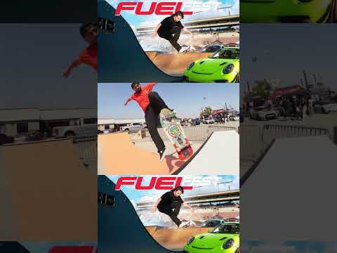 Skateboarding meets fuel fest‼️🏁🏎️💨 #miniramp #skate #ramps #carshows