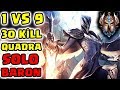 CHALLENGER KAYLE OYUNCUSUNDAN REWORK KAYLE DERSİ !!! NERDEYSE 30 KİLL 1 VS 5 - ADAMI AFK BIRAKTIRDIM