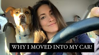 WHY I moved into my Prius & how I got here (my story)