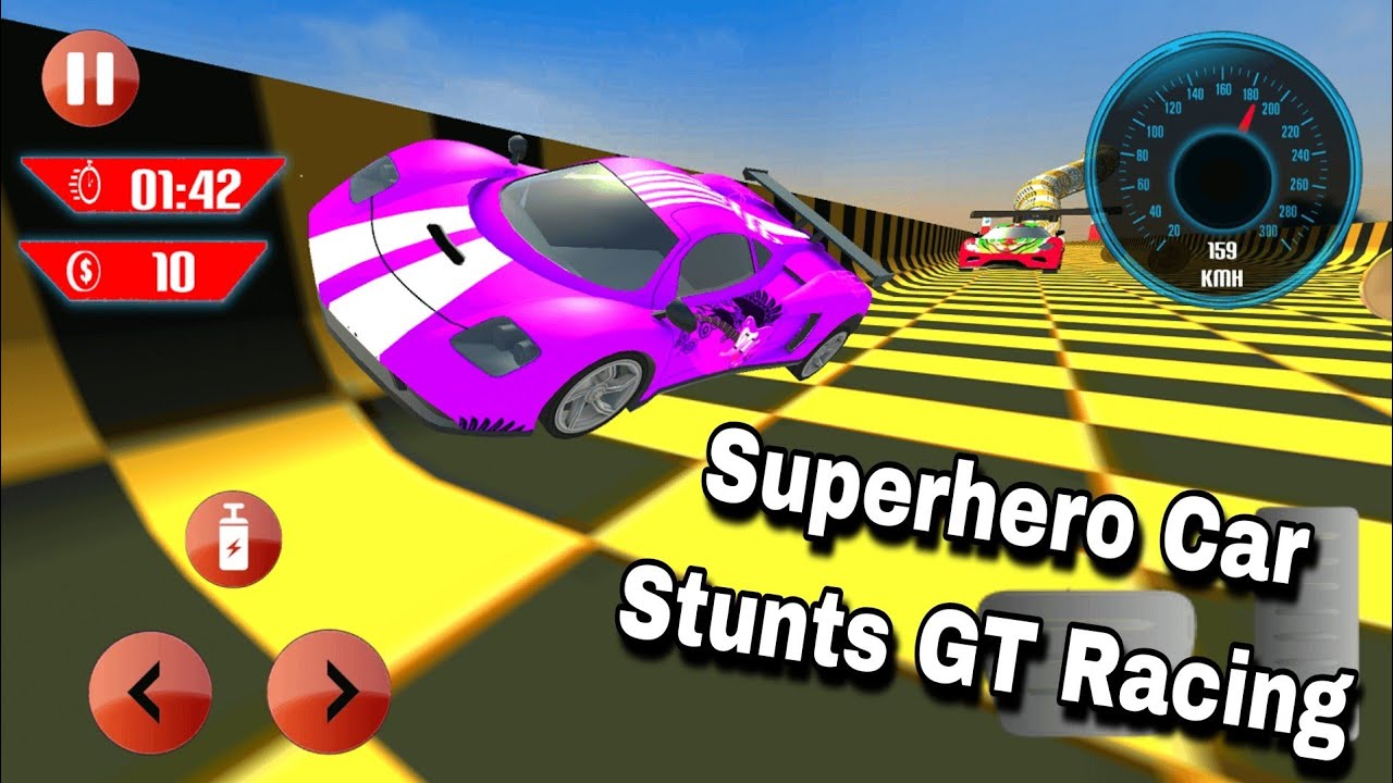 Superhero Car Stunts GT Racing – Gameplay Walkthrough Superhero Car Stunts GT Racing – Gameplay Walkthrough