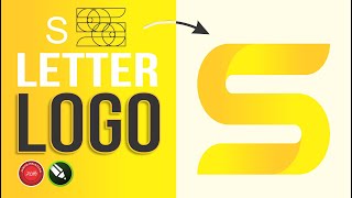 Logo Design In Coreldraw How To Make Letter S Logo - Graphic Design Tutorial For Experts & Beginners