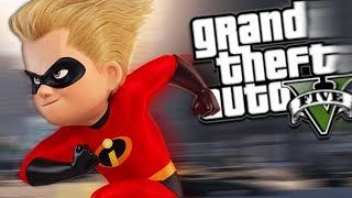 GTA 5 Mods - THE INCREDIBLES MOD w/ DASH & POWERS (GTA 5 PC Mods Gameplay)