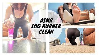 Clean With Me | Log Burner Clean | ASMR |Hoovering | Crevice Tool