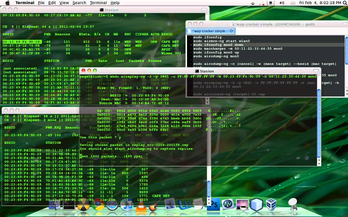 Tutorial Hack Ubuntu | how to hack wireless password with ubuntu 10 10 maverick Tutorial Hack Ubuntu | how to hack wireless password with ubuntu 10 10 maverick