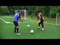 Italian Soccer School AIC - Keeper's warm up coordination and reaction