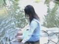 Japanese WET movie in an athletic field and a park.( DVD's sample movie )