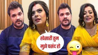 Nidhi Jha Told Khesari Lal I Love You. Khesari, Nidhi Latest Updates