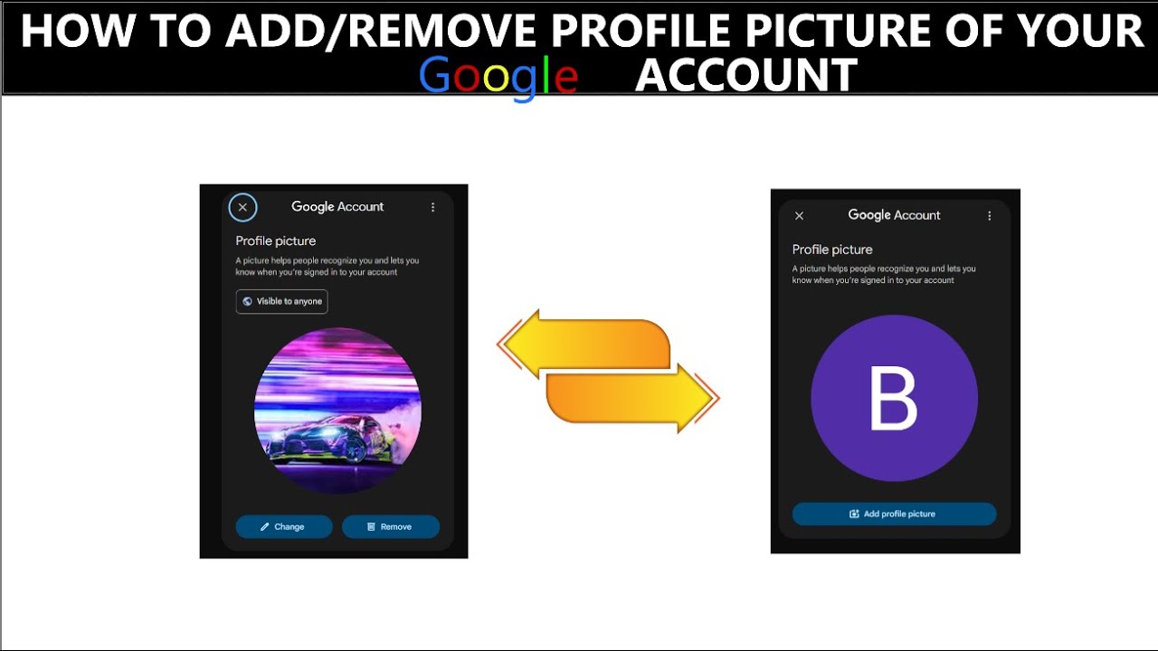 How To Add/Remove Profile Picture Of Your Google Account How To Add/Remove Profile Picture Of Your Google Account