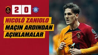 📺 Nicolò Zaniolo'dan maç sonu açıklamaları | #GSvADS