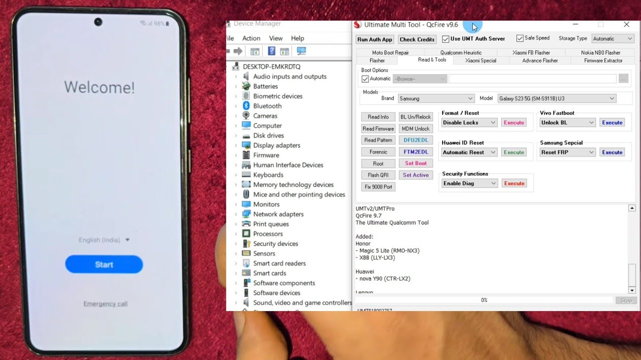 All Samsung Frp Bypass OneClick By Umt / Only Qualcomm All Samsung Frp Bypass OneClick By Umt / Only Qualcomm