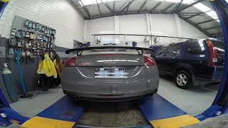Audi Tt 2.0L Tfsi Loud Crackle, Res And Rear Muffler Delete.