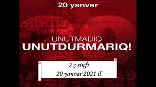 Heydər Əliyev Adına Liseyin 2Ç Sinif Şagidlərinin Təqdimatında 20 Yanvar 20.01.2021