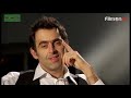 Ronnie O'Sullivan interviewed by Steve Davis 2015 Masters