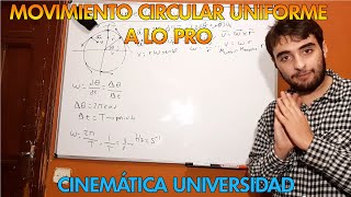 Movimiento Circular Uniforme: Descripción Completa | Física Universitaria | Mr Planck