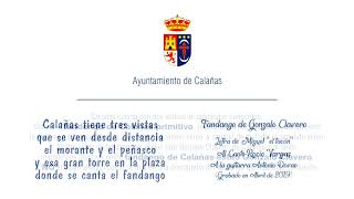 calañas tiene tres vistas FANDANGO CALAÑAS ESTILO GONZALO CLAVERO