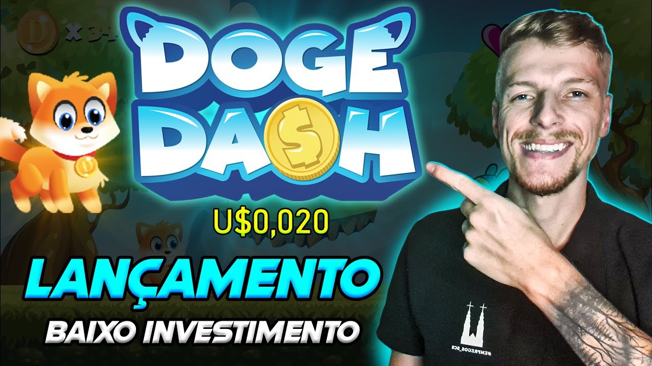 JOGO NFT DE BAIXO INVESTIMENTO - DOGE DASH! (R$0,08)