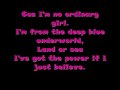 no ordinary girl- H2O + lyrcs