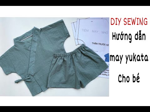 RT24_DIY Sewing yukata_ Hướng dẫn may yukata tay liền