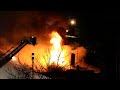 Fire in Watertown MA (311 Main Street) USA. February 26, 2013.