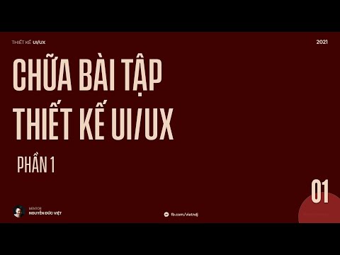 Chữa bài tập thiết kế UI/UX - thiết kế lại ứng dụng đã có phiên bản web - phần 1