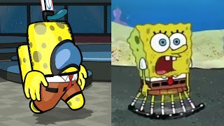 Spongebob Vs Among Us Were Talking About This