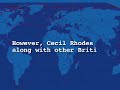 Cecil Rhodes & The Round Table Group