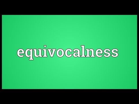Header of equivocalness