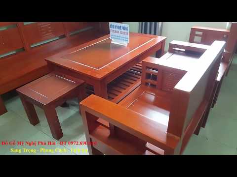 Nơi Bán Bộ Bàn Ghế Gỗ Đẹp Cho Phòng Phòng Khách Có Diện Tích Nhỏ