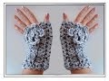 Watch CROCHET TEXTING GLOVES, FINGERLESS GLOVES, HOW TO DIY Video