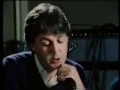 Paul McCartney cries after John Lennon's death