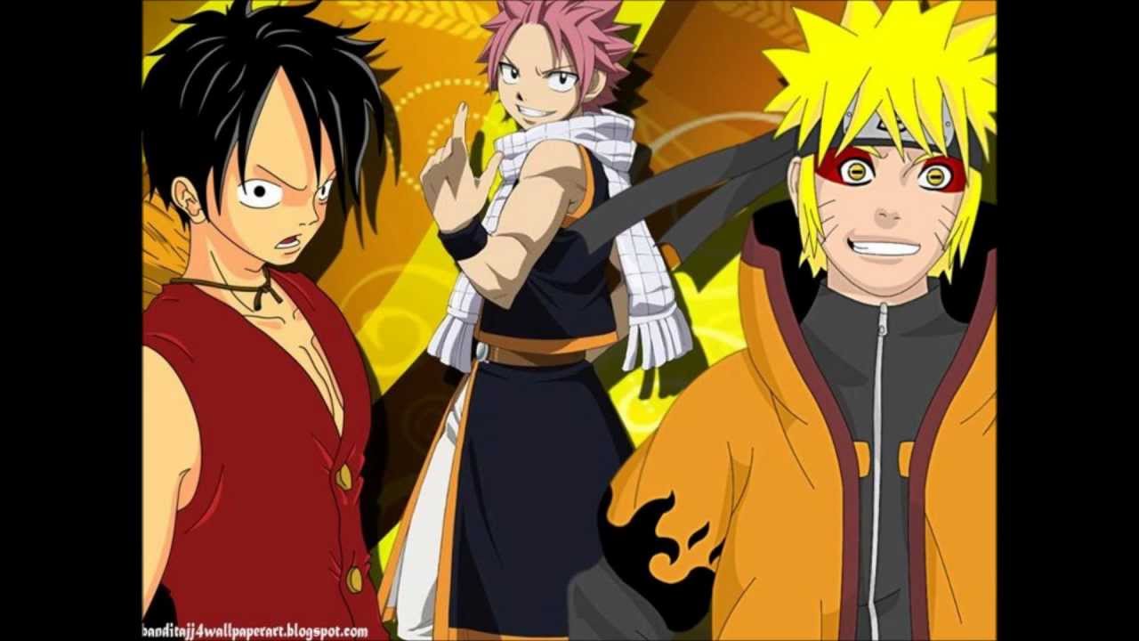 Naruto vs Fairy Tail vs One piece - YouTube