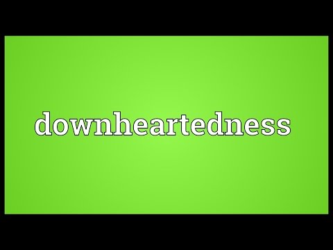 Header of downheartedness