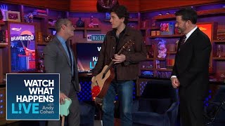 John Mayer Surprises Andy Cohen In The La Clubhouse Wwhl John Mayer Surprises Andy Cohen In The La Clubhouse Wwhl