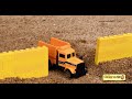 बच्चों के लिए यात्री गाड़ी और निर्मान वाहन | Lego Train and construction vehicles | Kiddiestv hindi