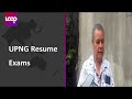 UPNG Resume Exams