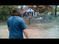 Dodge Cummins 4x4 pulling house down!!!!! HOLY JESUS!!!