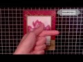 Gorgeous Lotus Blossom Valentines Love 3-step Stamp Card