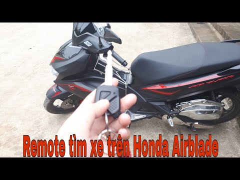 Hướng dẫn sử dụng Remote tìm xe Honda Airblade _Xuyên Ưi