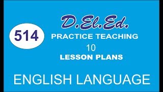 514 Lesson Plans on English Language