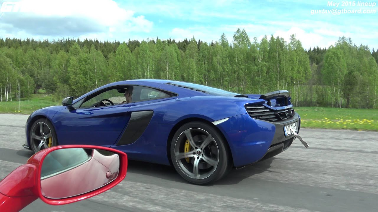 [4k] McLaren 650S Coupe vs Ferrari 458 Italia (fast!) two ...