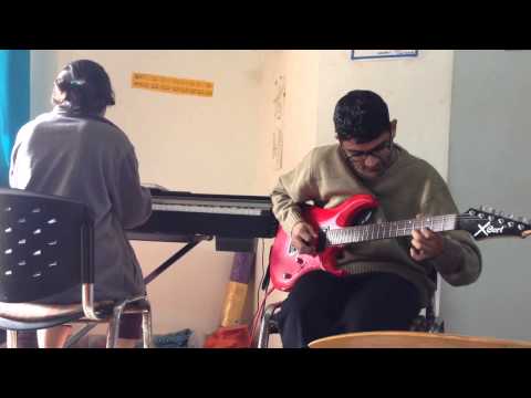 Mile Sur Mera Tumhara - carnatic guitar and piano cover