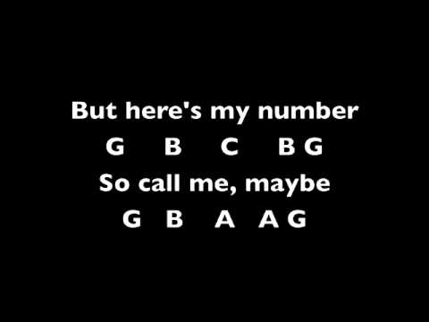 65 Piano Letters For Call Me Maybe Piano Call Me Maybe Letters For Letter 1