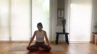 Kisetsuyoga Été 9 Étirer l’esprit, 季節ヨガ,夏⑨,小暑,精神を広がっています