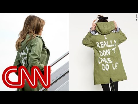 Melania Trump dons jacket saying 'I really don't care. Do U?'