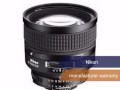 Nikon 85mm f/1.4D IF AF Telephoto Nikkor Lens w/ Hood