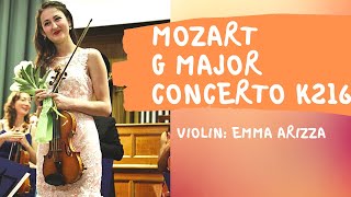 W.A.Mozart, Violin Concerto G major, K 216 - Emma Arizza