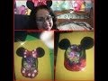 DIY como hacer un dulcero de Mickey y minnie Mouse