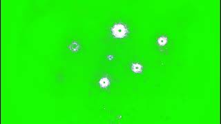 Disparos Metralleta Pantalla Verde Efecto Chroma Key Con Sonido Arma De Fuego Automática