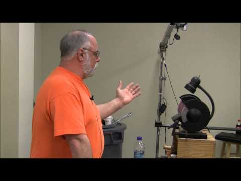  Gardner talks about sharpening wood turning tools, grinders and t